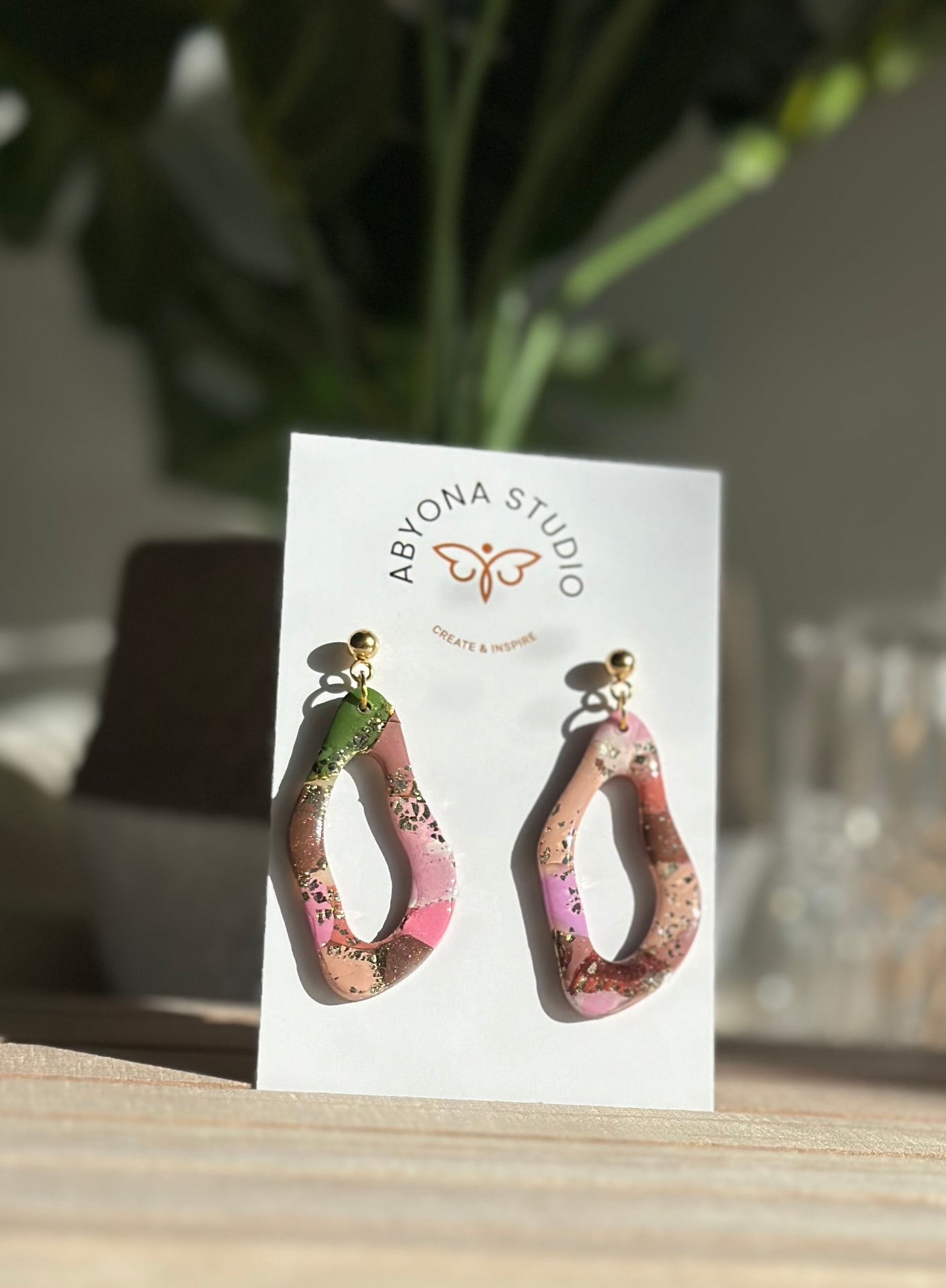 Tia Gold Stud Drop