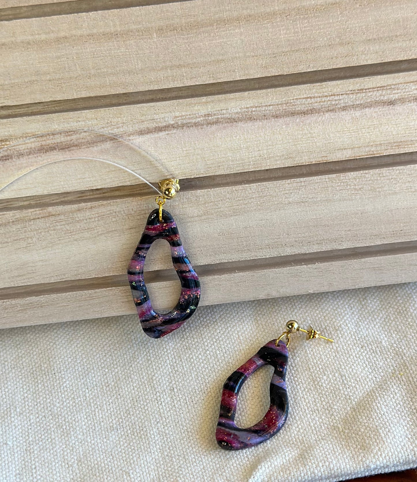 Tia Gold Stud Drop