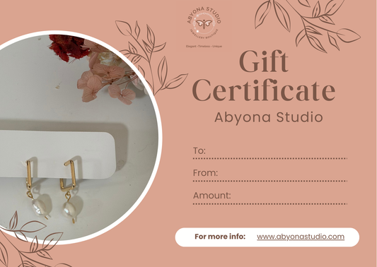 Abyona Studio Gift Card